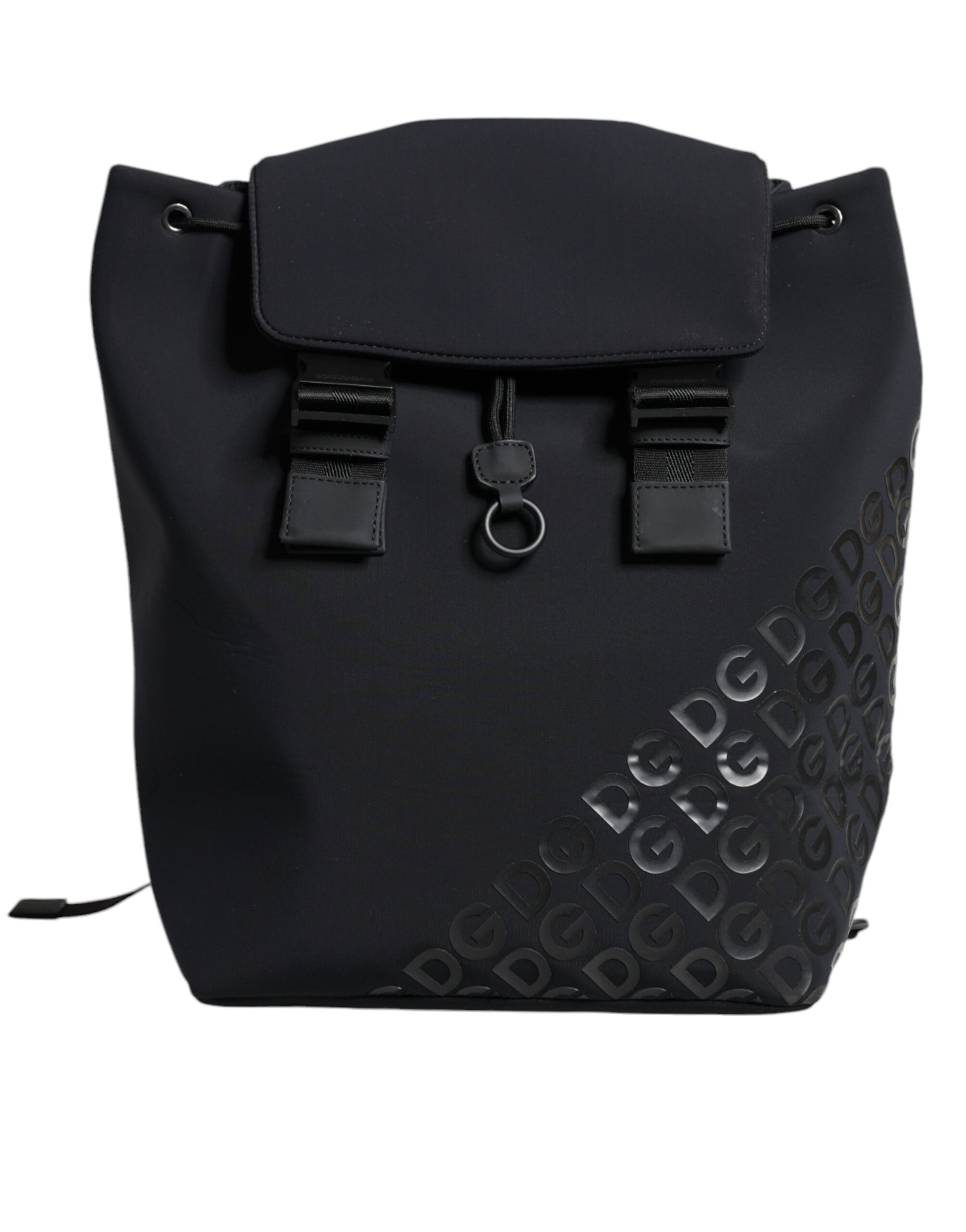 Dolce & Gabbana – Schwarzer DG Mania Neopren-Reiserucksack
