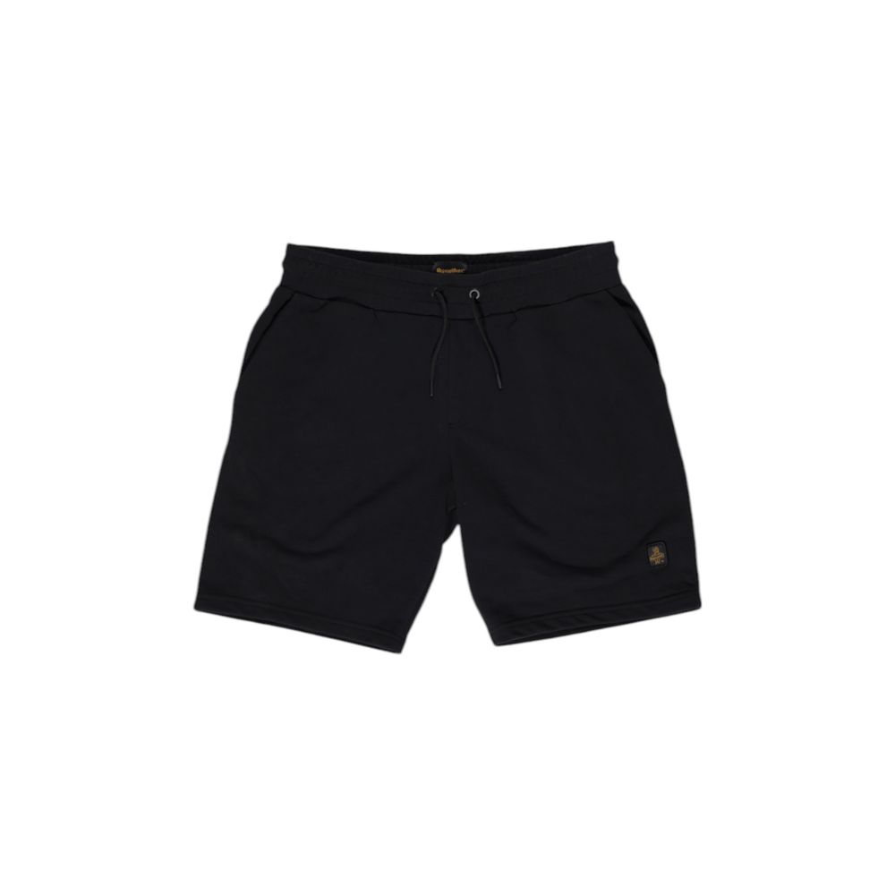 Schwarze Bermudashorts aus Baumwolle von Refrigiwear