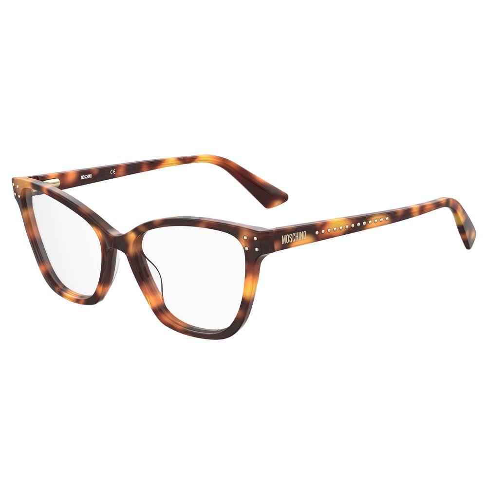Moschino Braune Acetatrahmen