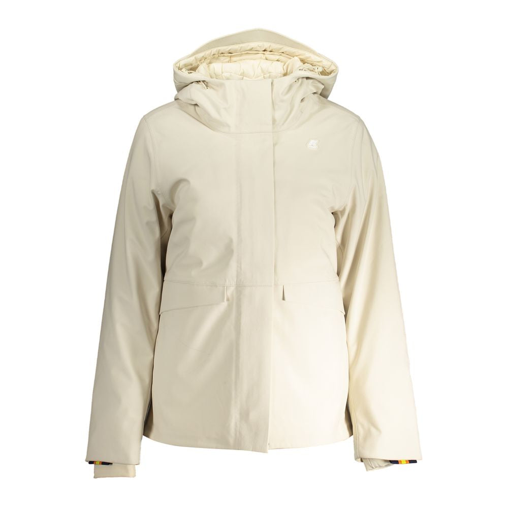 K-WAY Beige Polyester Jacken & Mäntel
