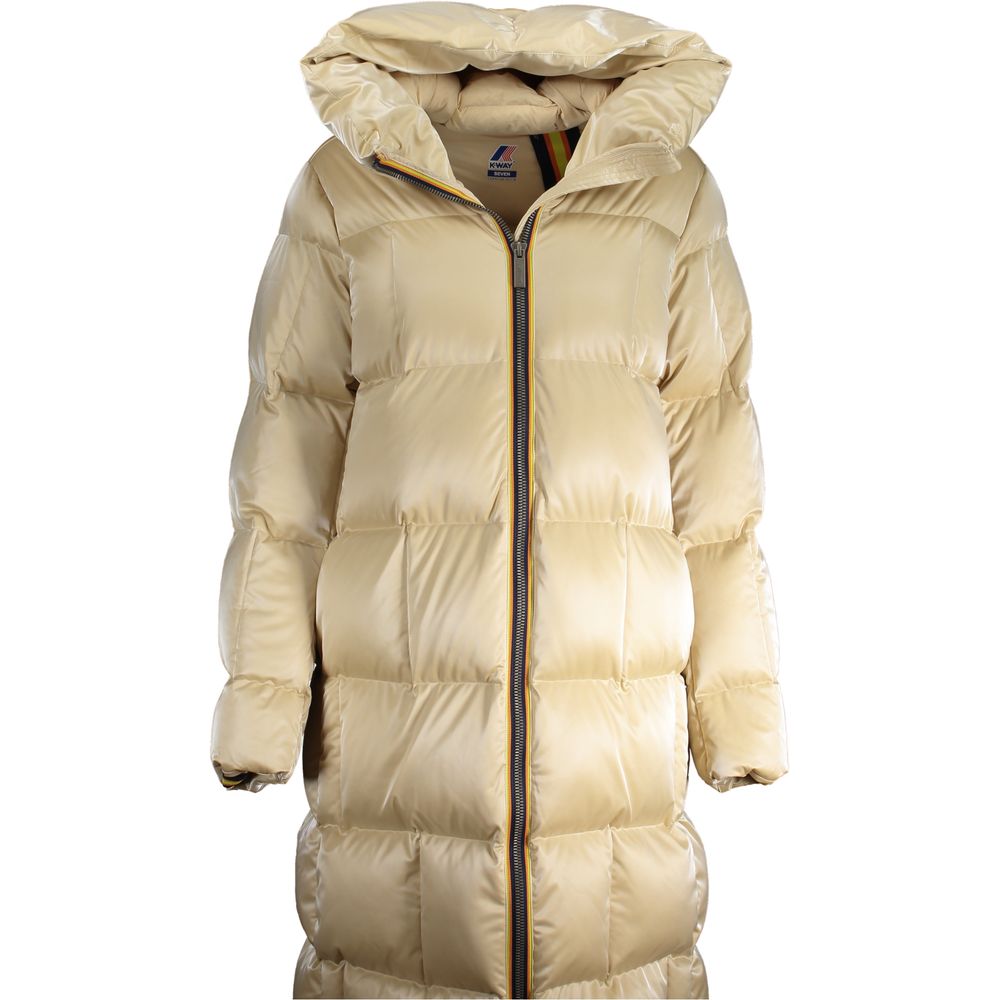 K-WAY Beige Polyester Jacken & Mäntel