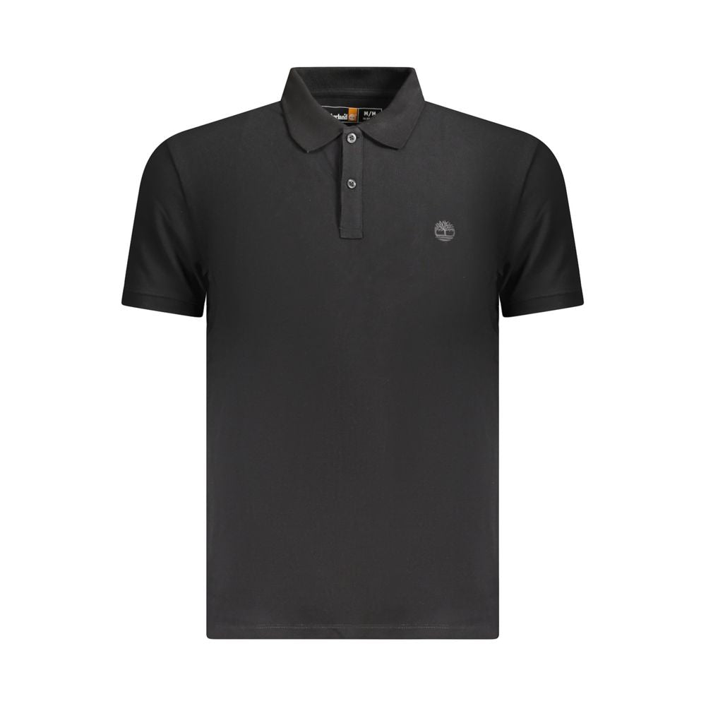 Timberland Poloshirt aus schwarzer Baumwolle für Herren