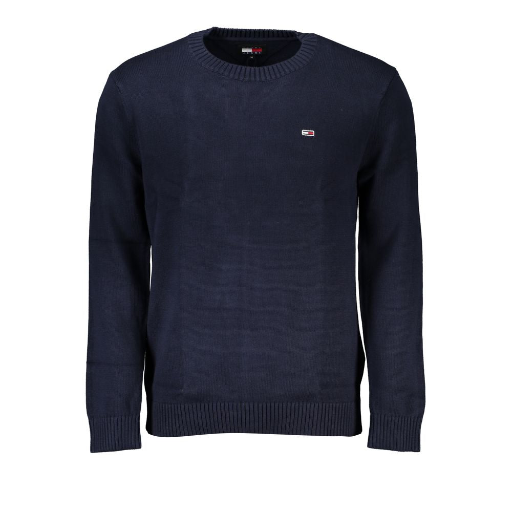 Tommy Hilfiger – Klassischer Pullover mit Rundhalsausschnitt in Blau