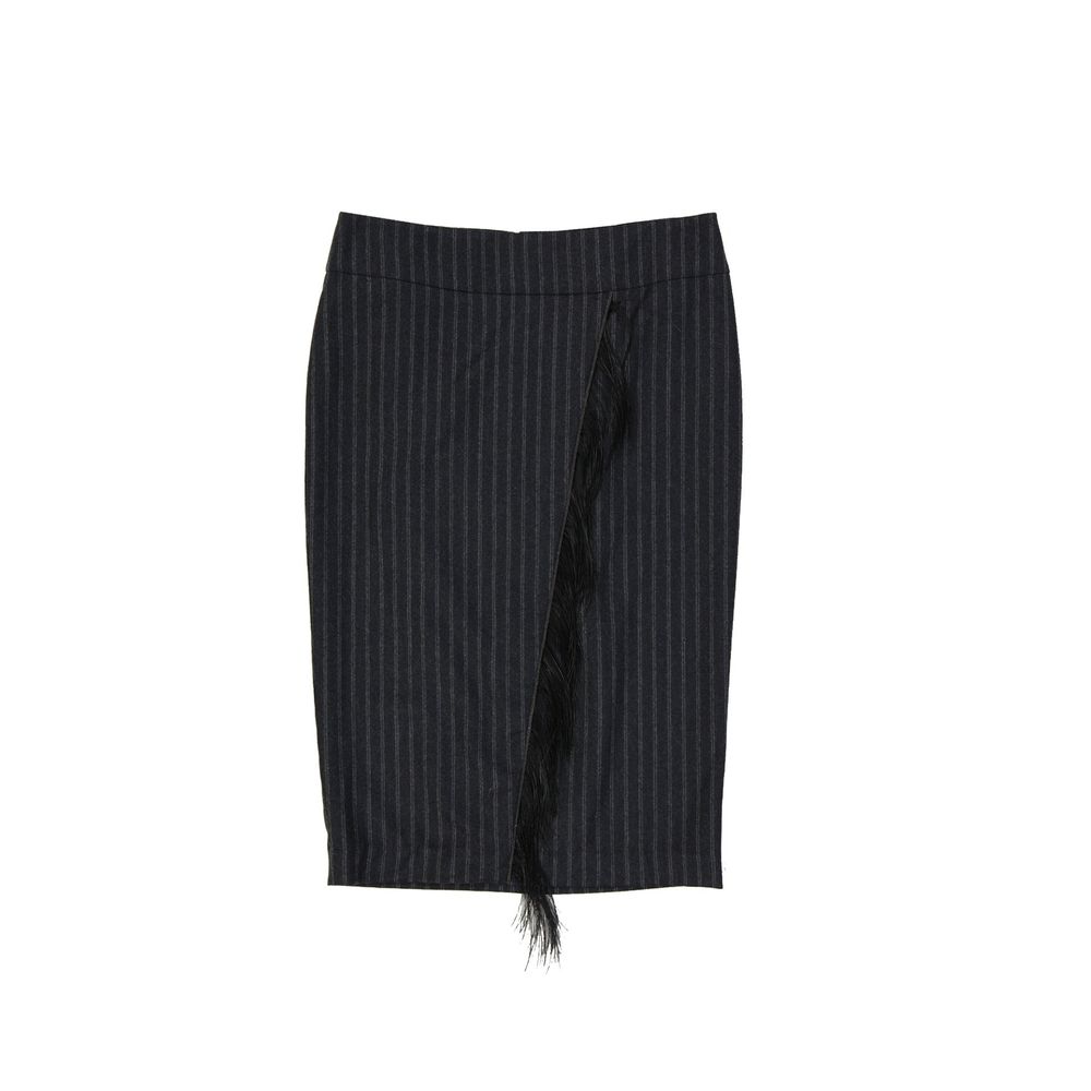 Brunello Cucinelli Wollrock mit Streifen