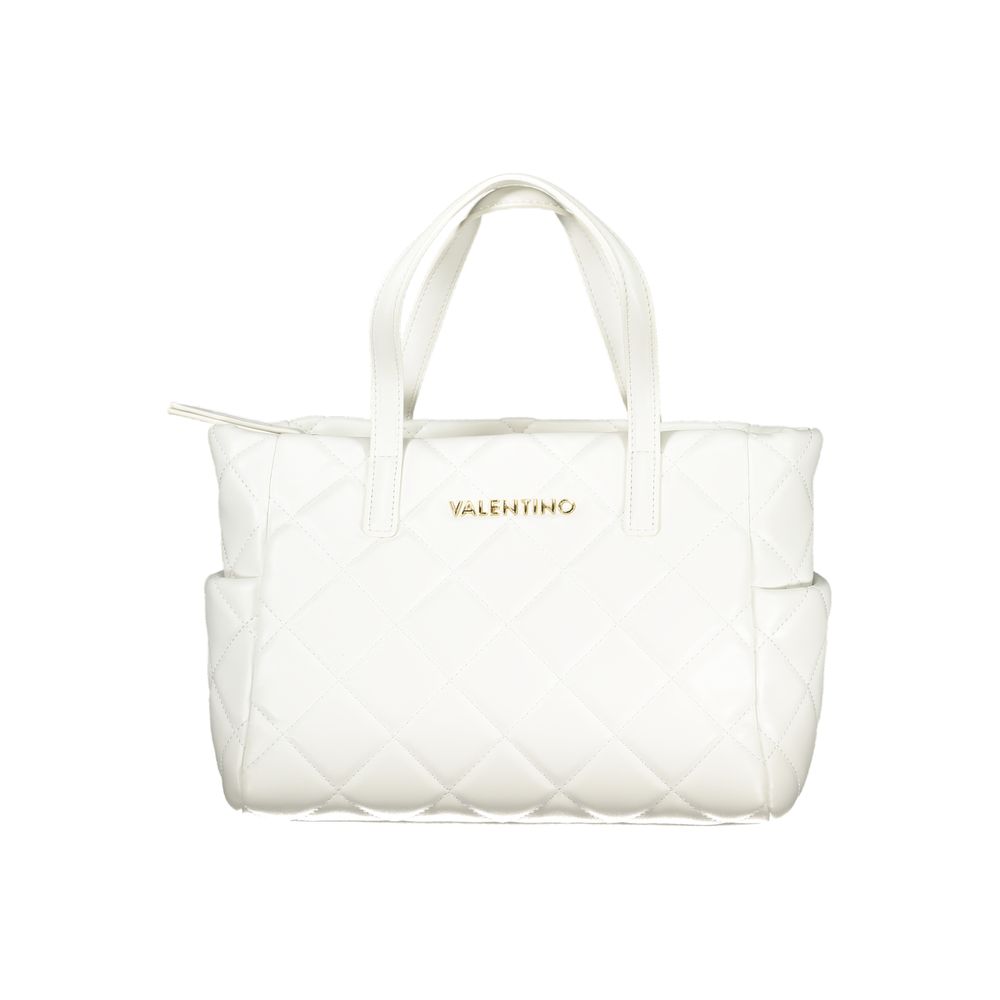 Mario Valentino – Weiße Polyethylen-Handtasche