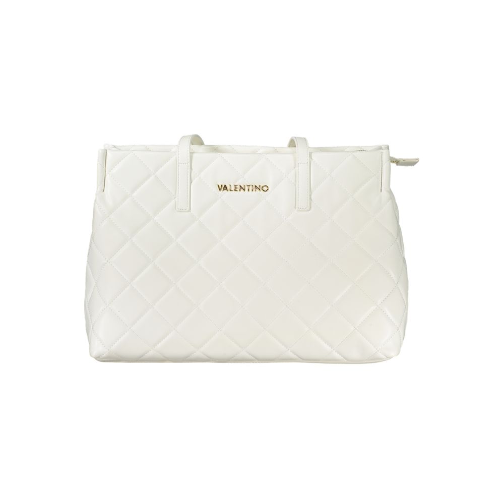 Mario Valentino – Weiße Polyethylen-Handtasche