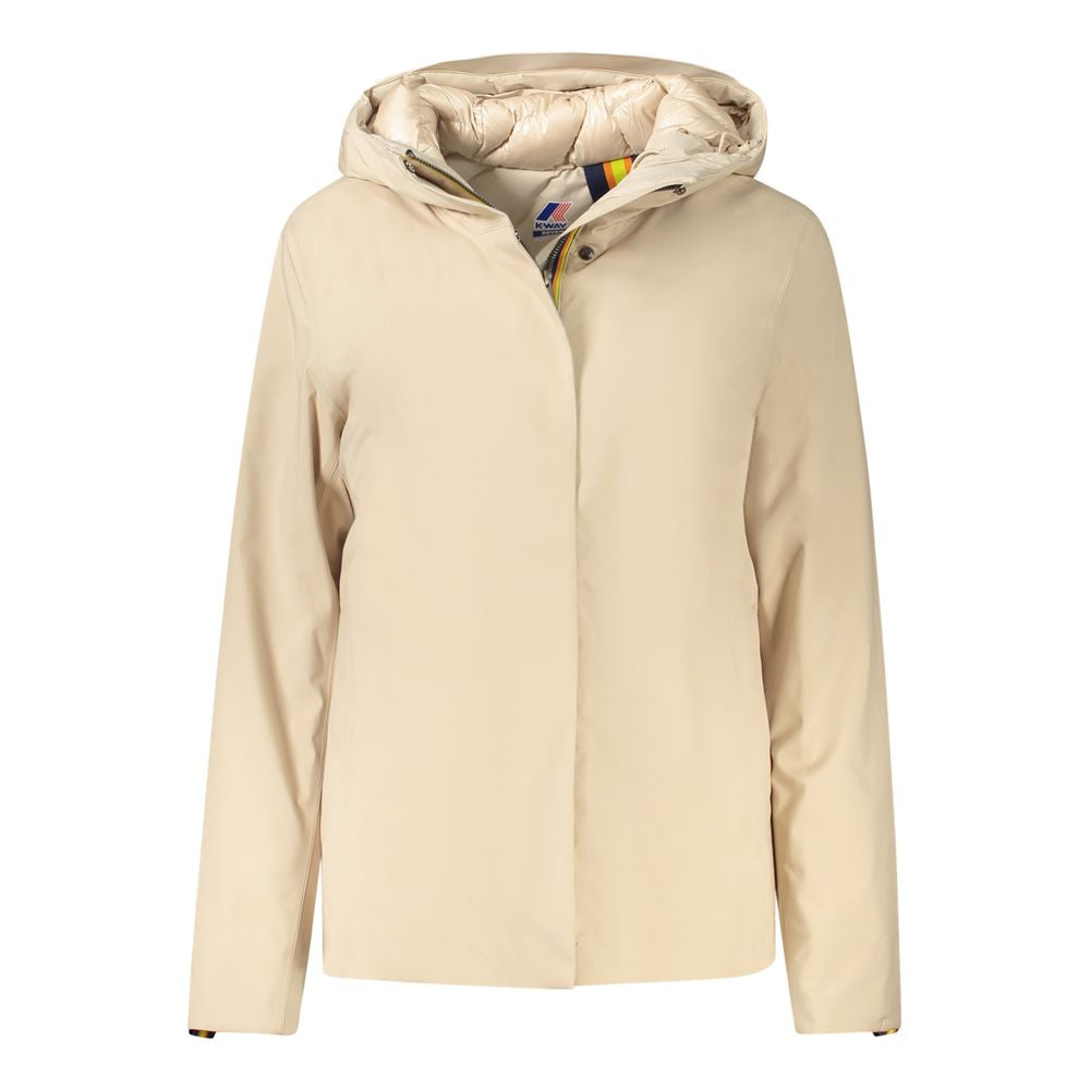 K-WAY Beige Polyester Jacken & Mäntel