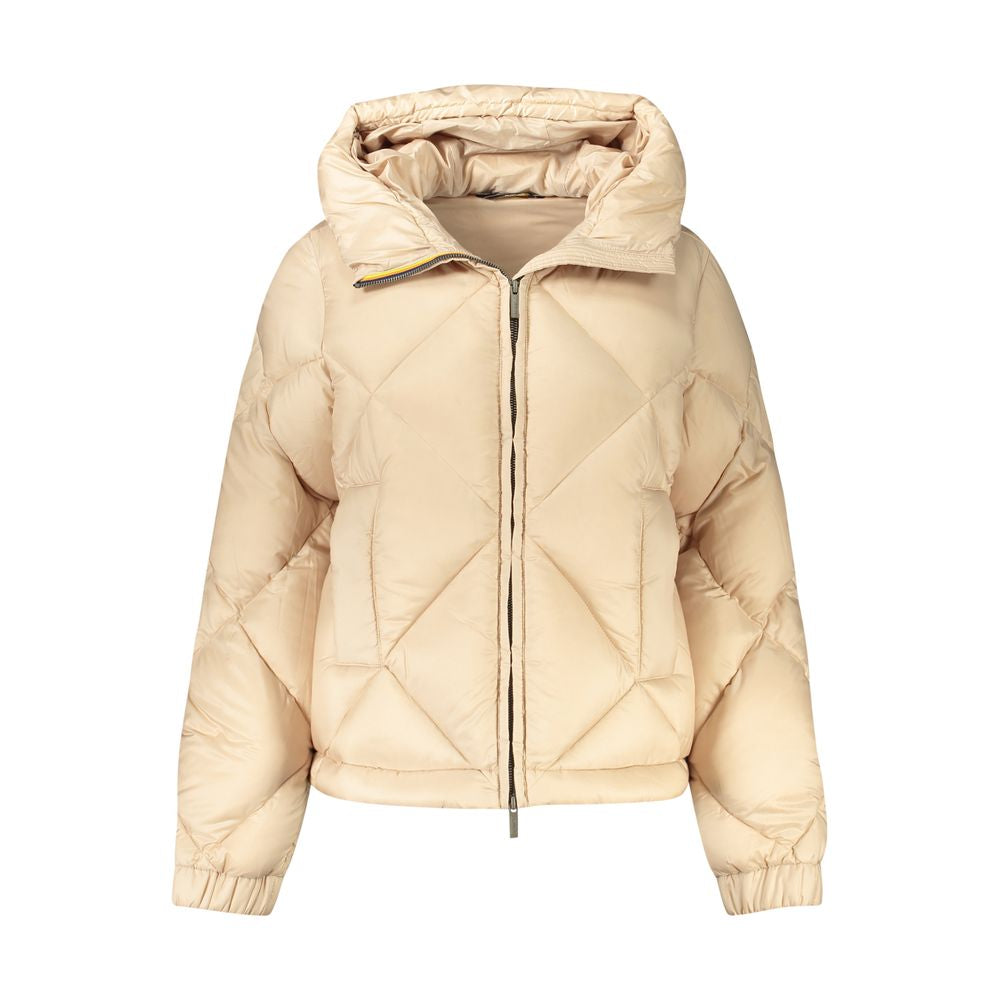K-WAY Beige Polyester Jacken & Mäntel