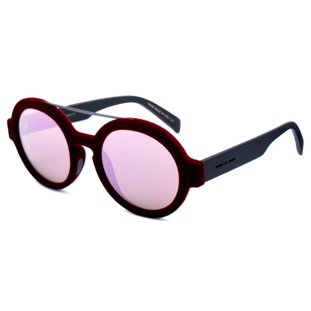Italia Independent – Bordeauxfarbene Acetat-Sonnenbrille