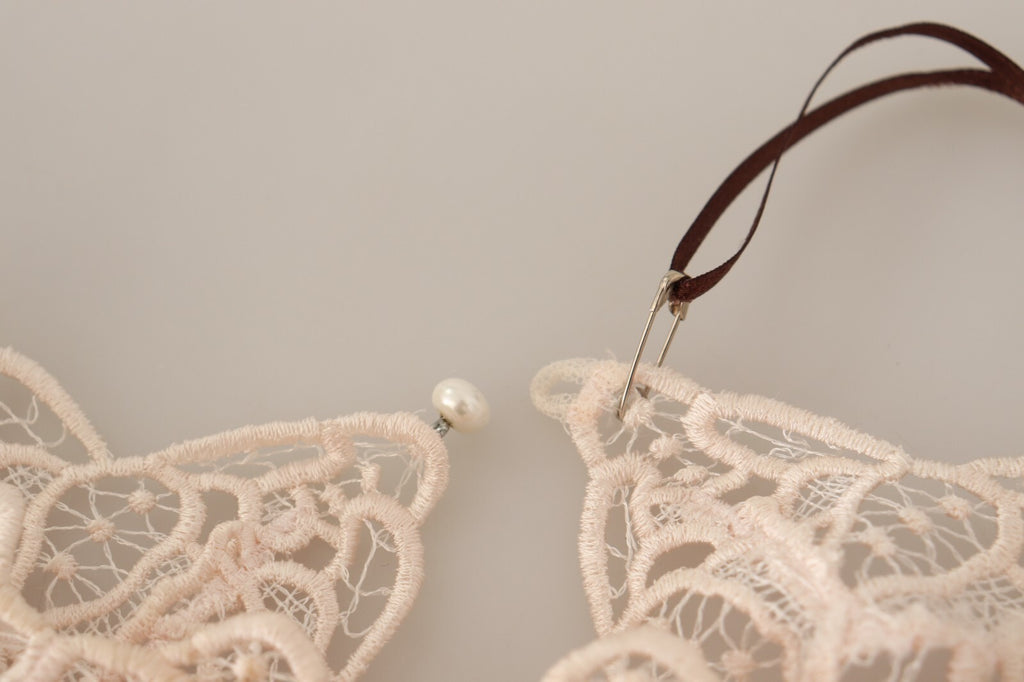 Robe midi sans manches en viscose beige à étages Ermanno Scervino