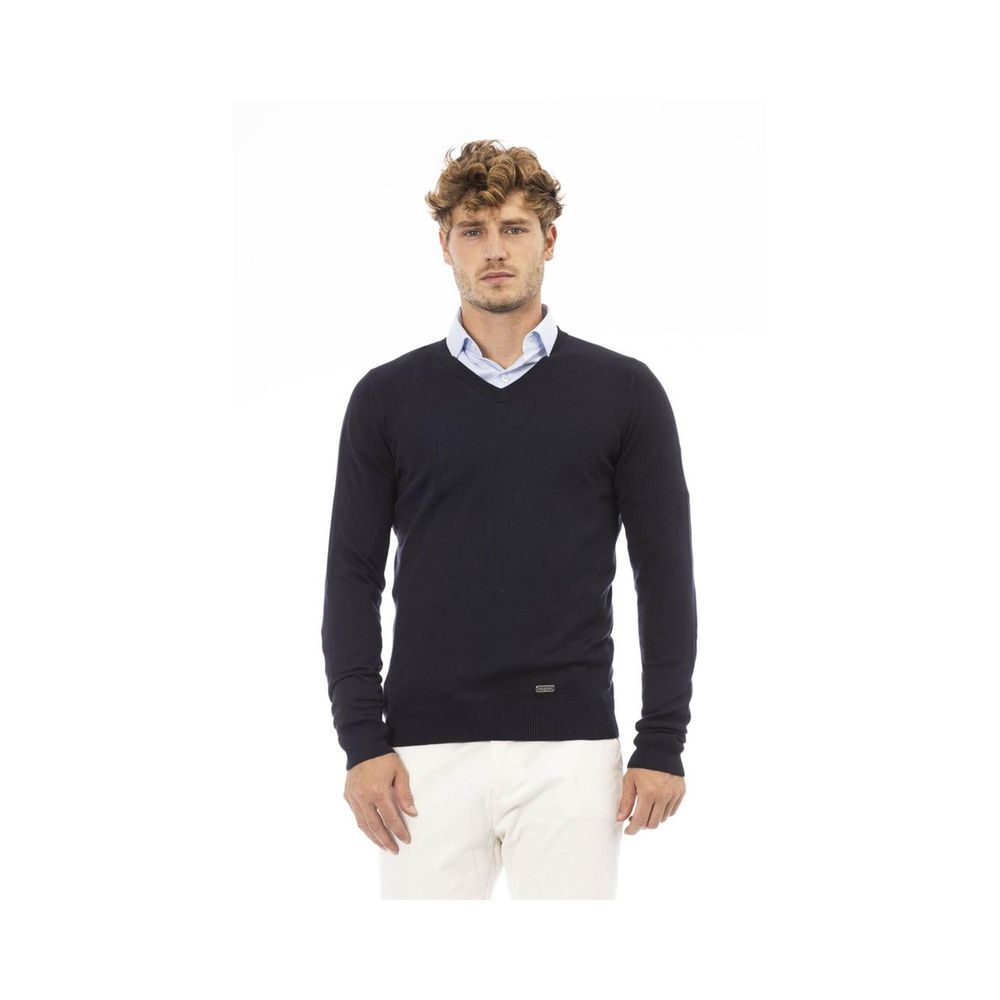 Sweat-shirt Baldinini Trend en cachemire bleu
