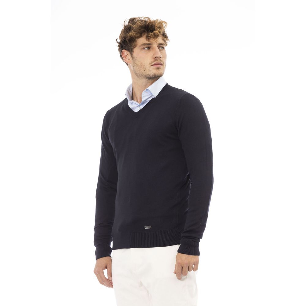Sweat-shirt Baldinini Trend en cachemire bleu