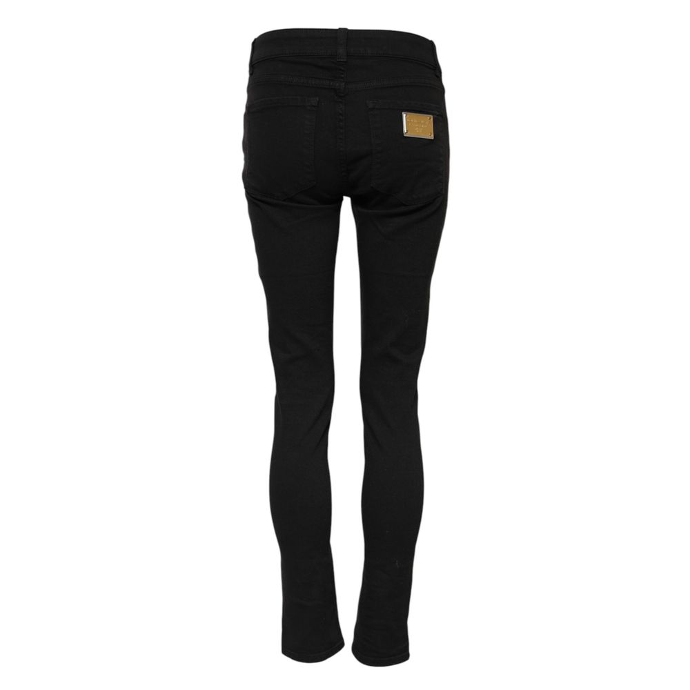 Jean skinny Dolce & Gabbana en coton noir
