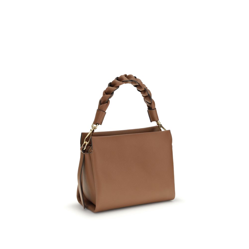Coccinelle Beige Calf Leather Bos Taurus Handbag