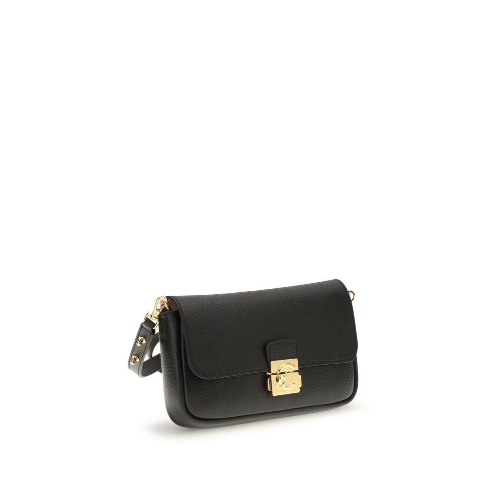 Coccinelle Black Calf Leather Bos Taurus Clutch Bag