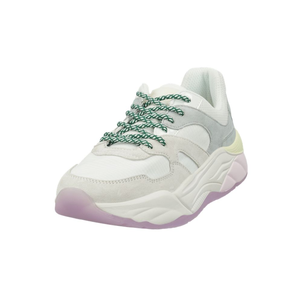 Baskets Chunky Scotch & Soda en Peau de Chèvre Multicolore