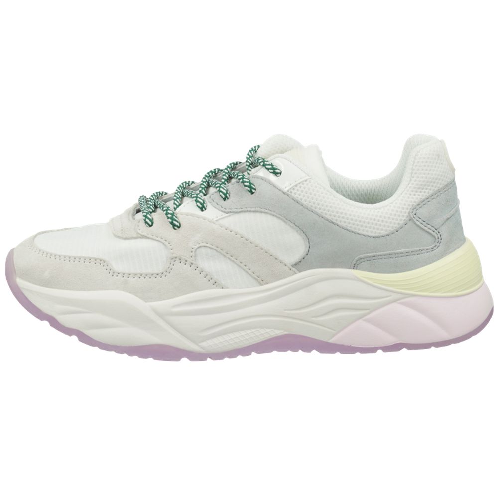 Baskets Chunky Scotch & Soda en Peau de Chèvre Multicolore