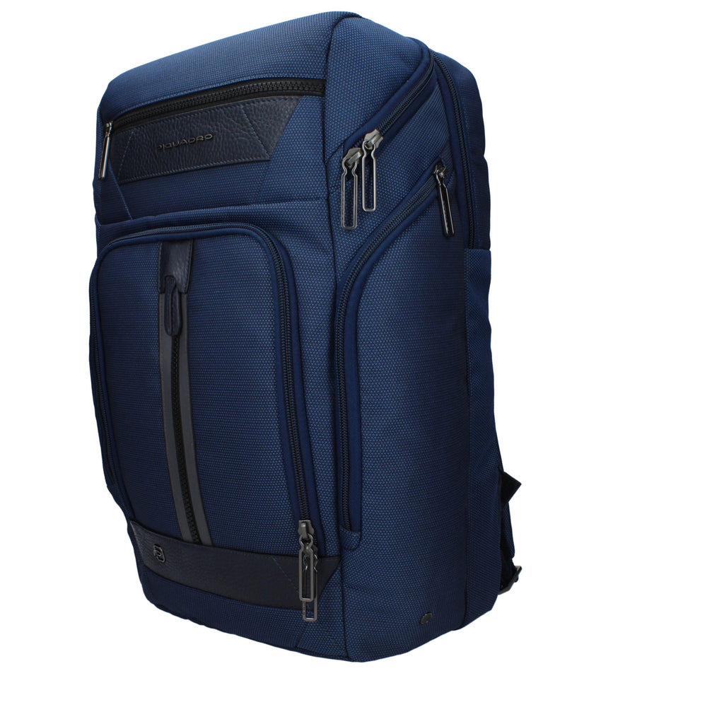 Piquadro Blue Fabric Backpack
