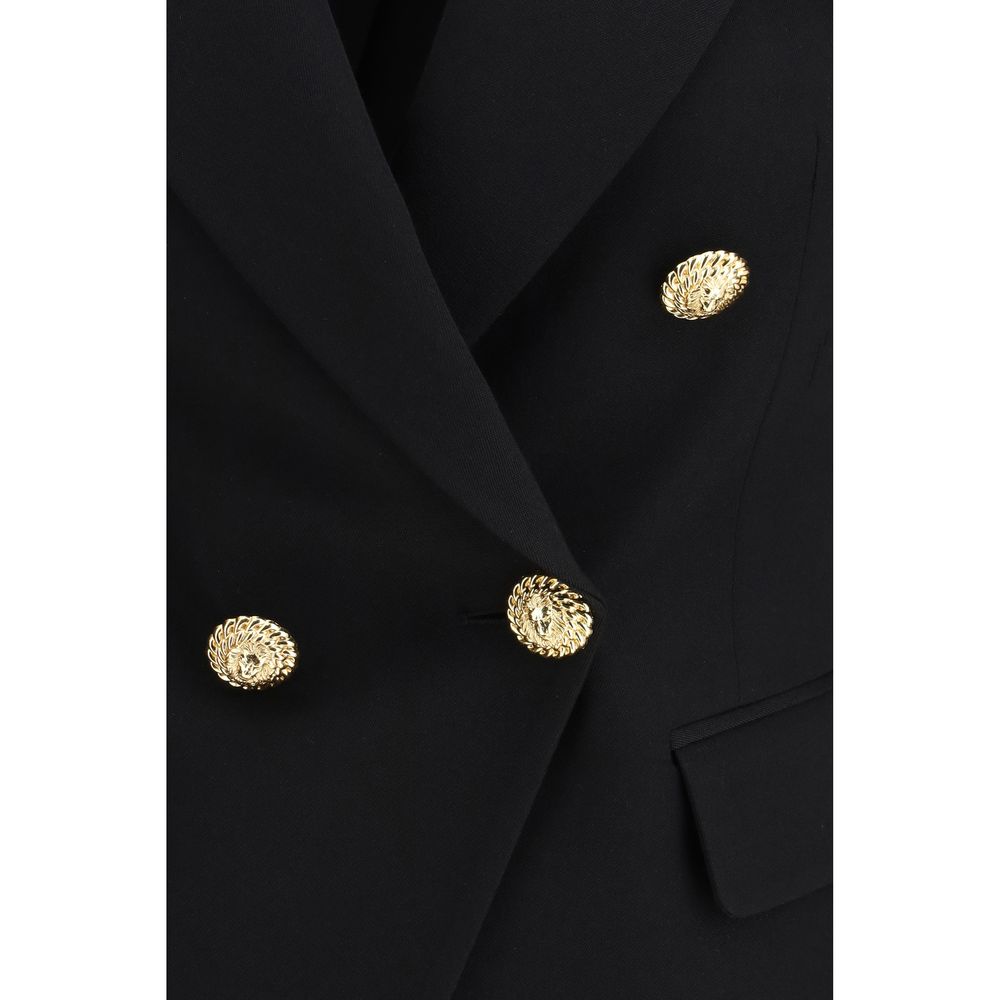 Blazer Balmain Oves Aries en Laine Noire