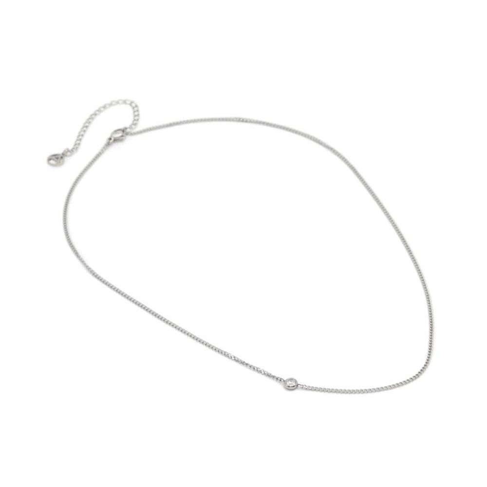 Collier ALDO en élasthanne argenté