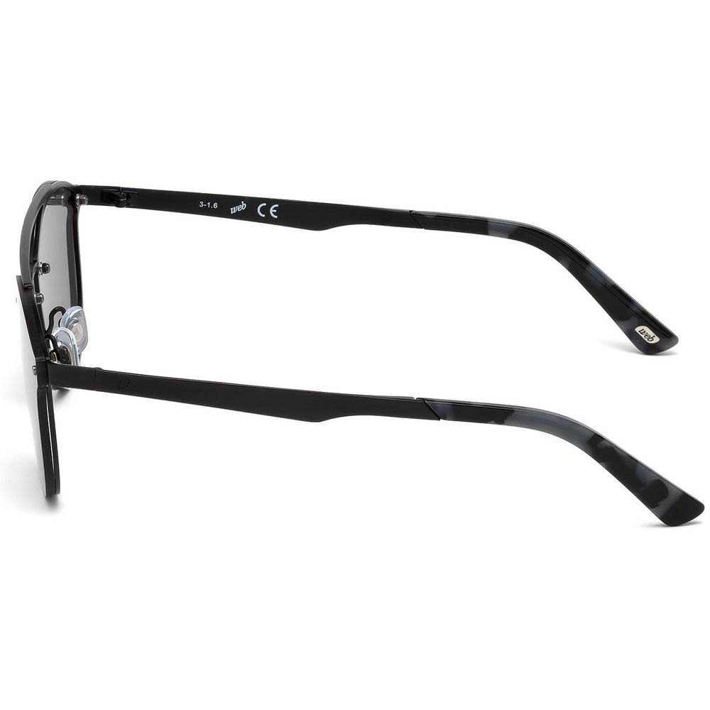 Lunettes de Soleil WEB EYEWEAR en Métal Noir