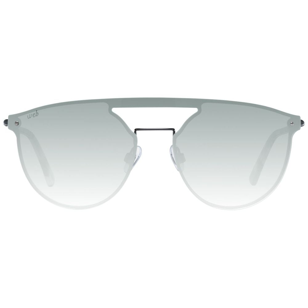 WEB EYEWEAR Black Metal Sunglasses
