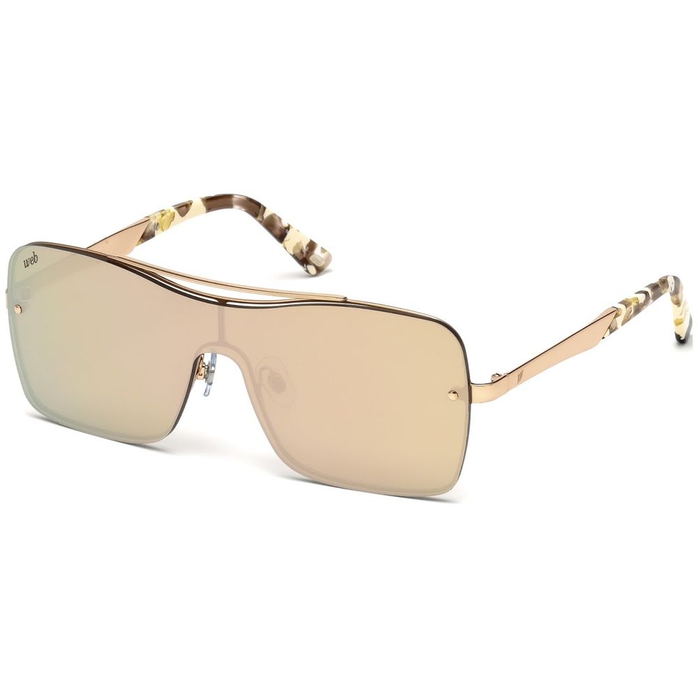 Lunettes de soleil en métal rose WEB EYEWEAR