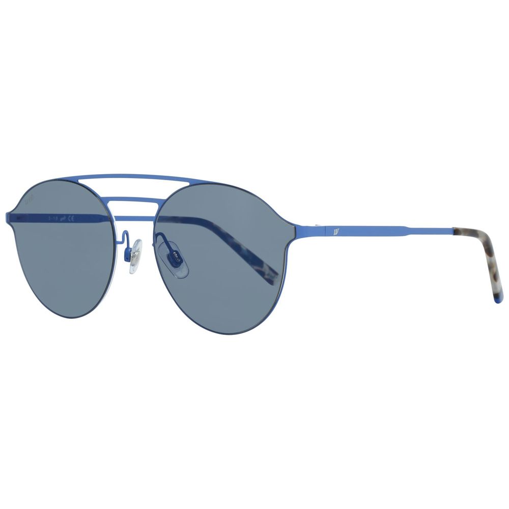 Lunettes de soleil WEB EYEWEAR en métal bleu