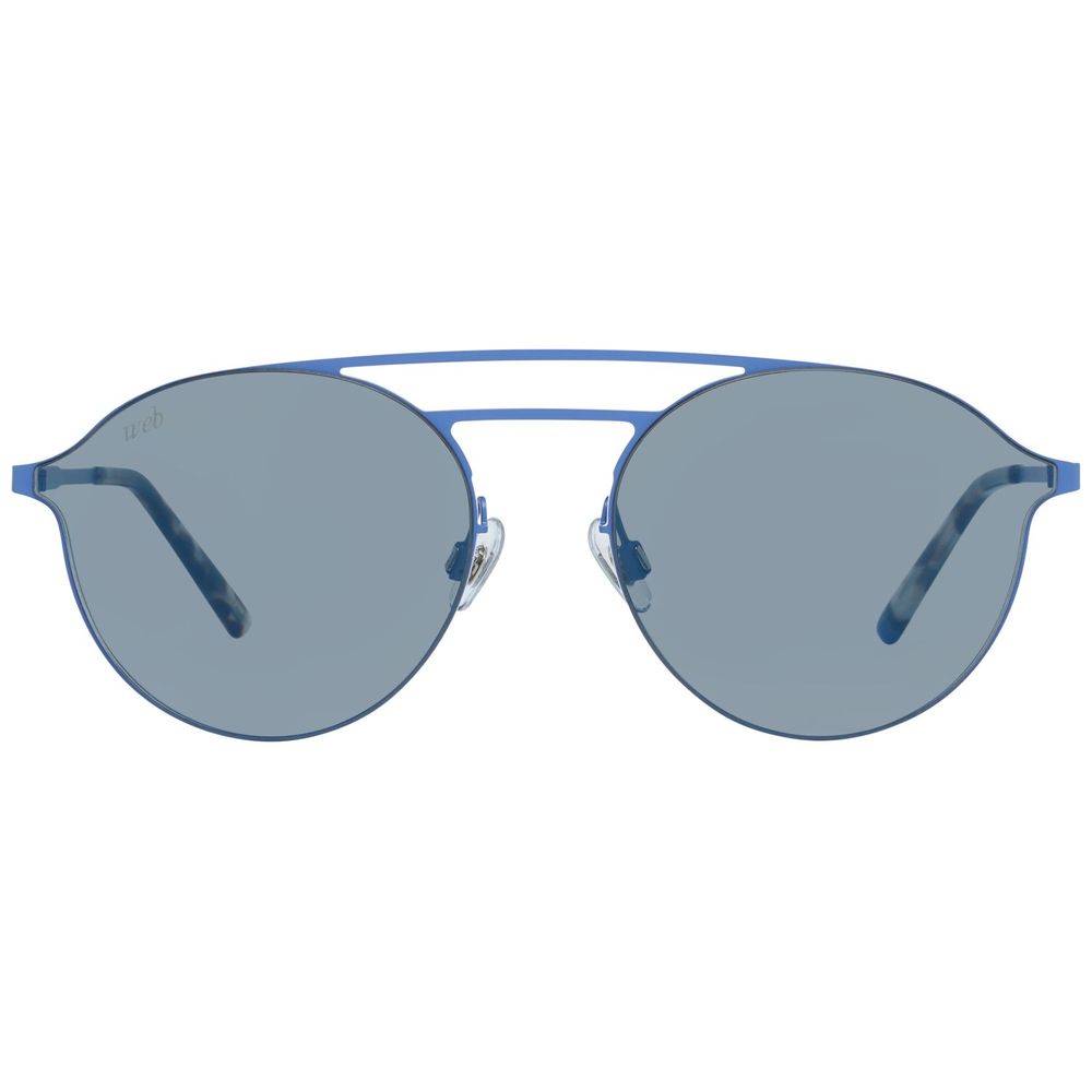 Lunettes de soleil WEB EYEWEAR en métal bleu
