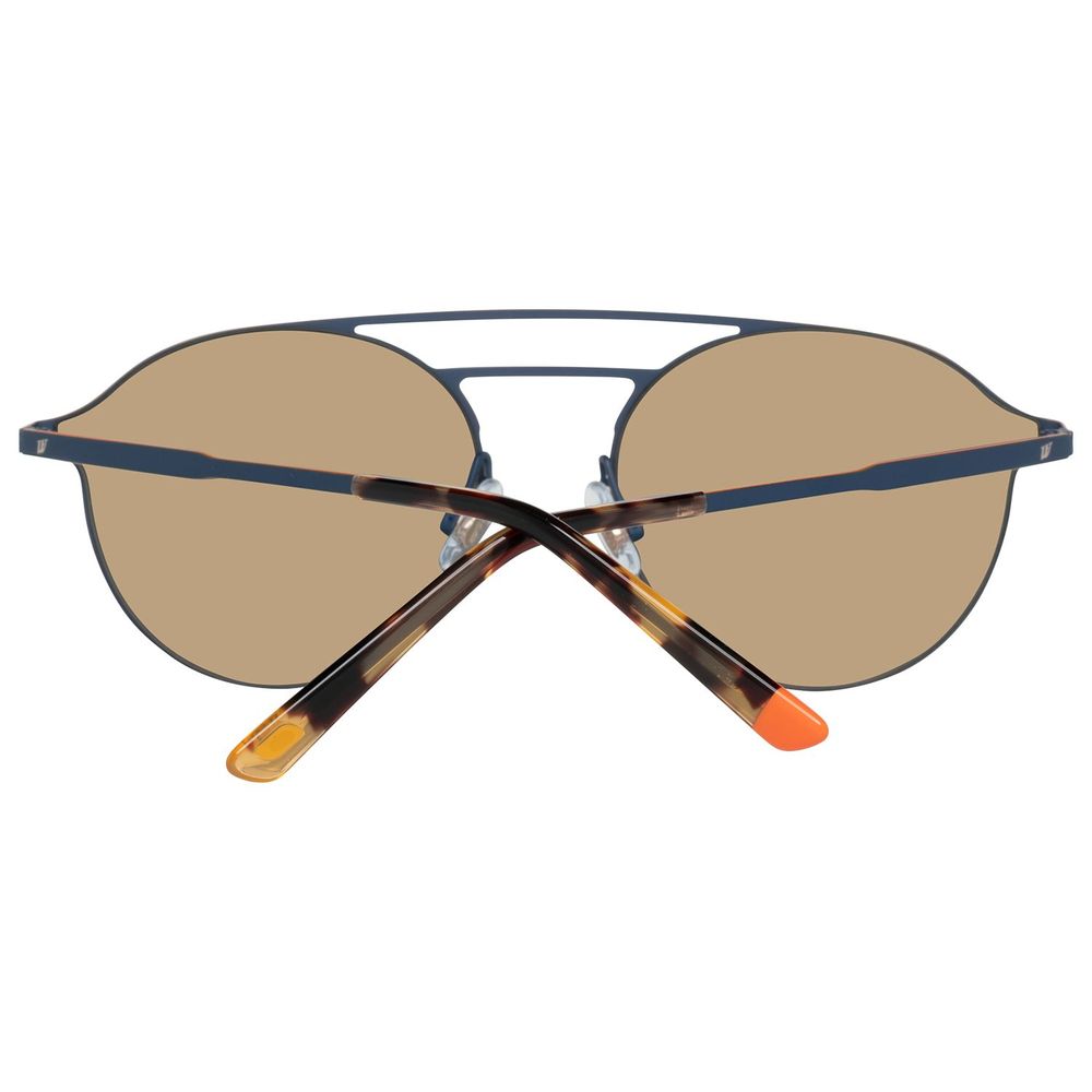 Lunettes de soleil WEB EYEWEAR en métal bleu