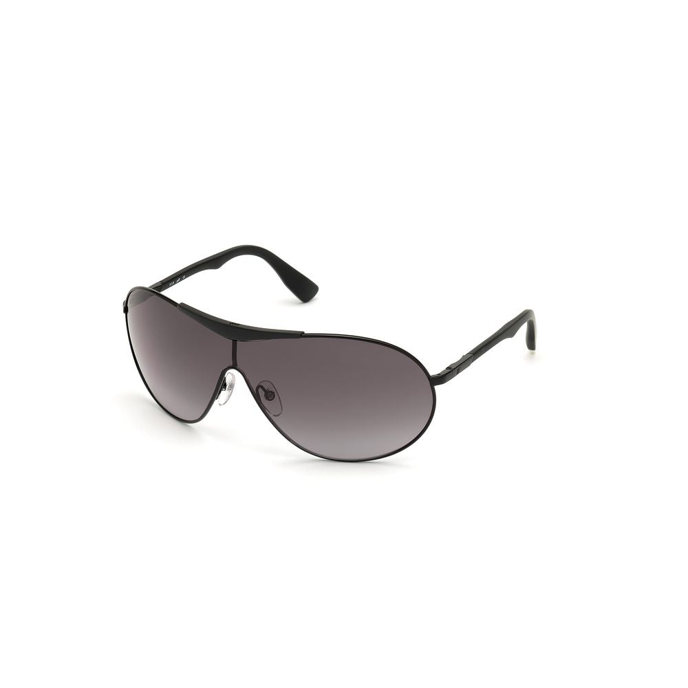 Lunettes de soleil en métal noir WEB EYEWEAR