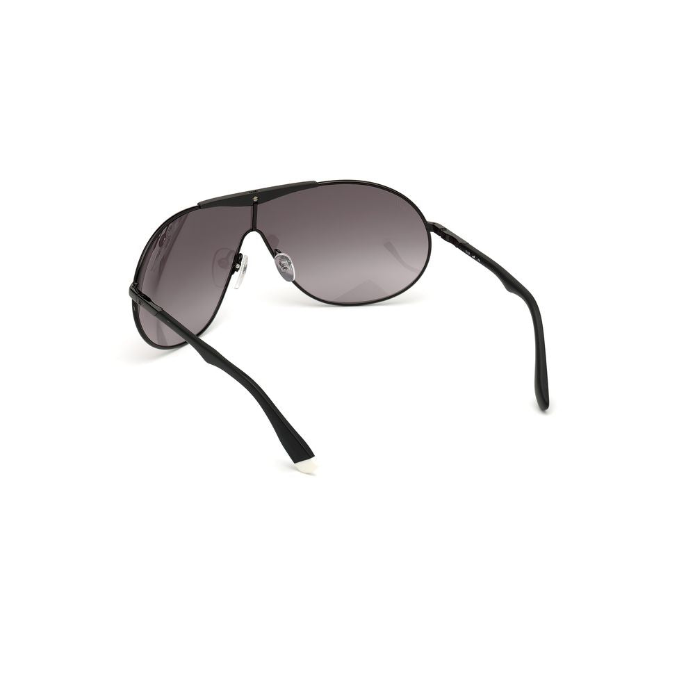 Lunettes de soleil en métal noir WEB EYEWEAR