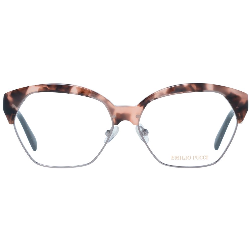 Lunettes (monture) en métal marron Emilio Pucci