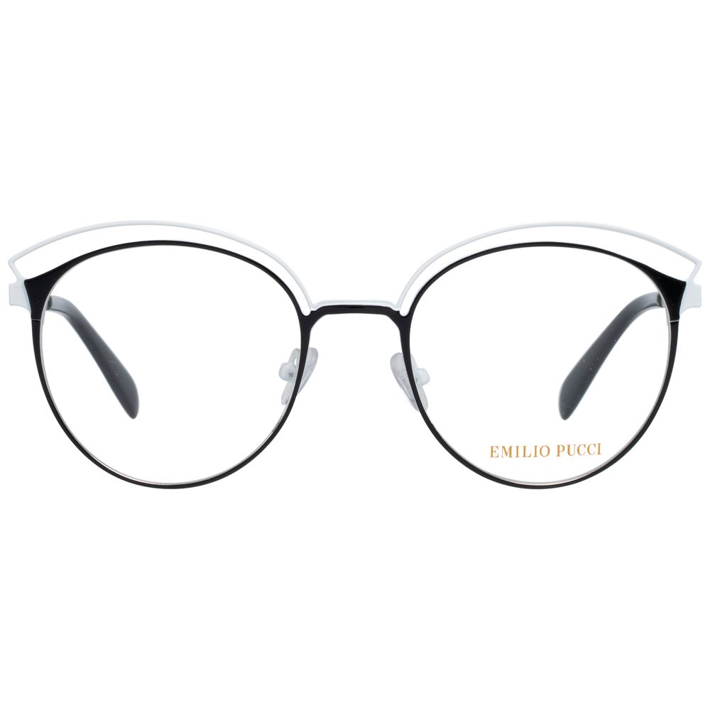 Lunettes (monture) en métal noir Emilio Pucci