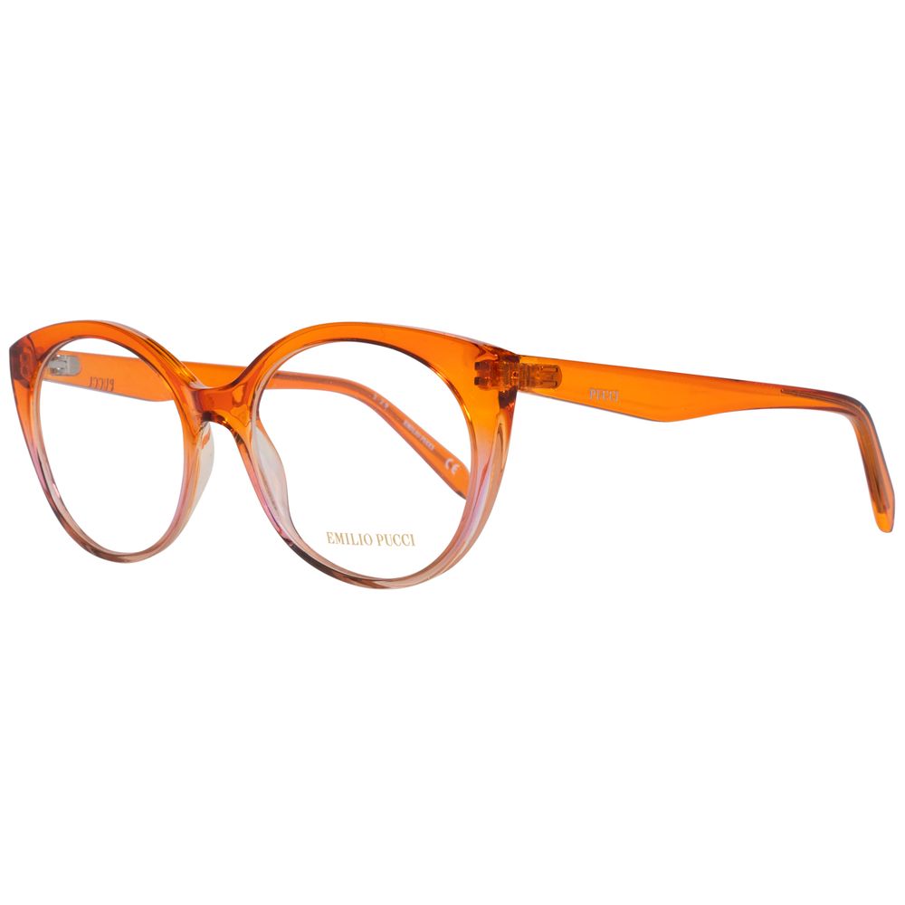 Lunettes en plastique orange Emilio Pucci (montures)