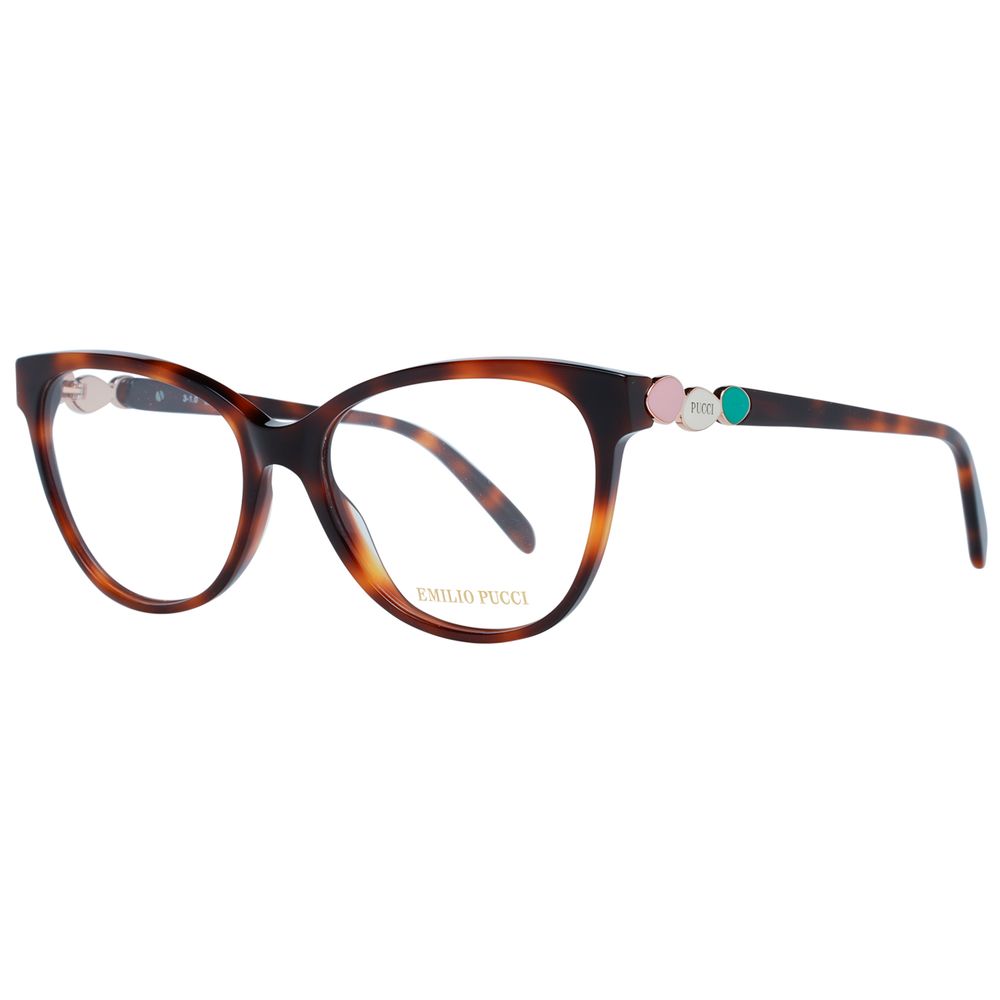 Lunettes (monture) Emilio Pucci en acétate marron