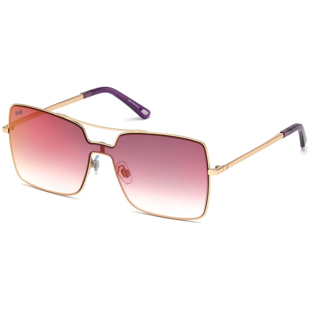 Lunettes de soleil en métal doré WEB EYEWEAR