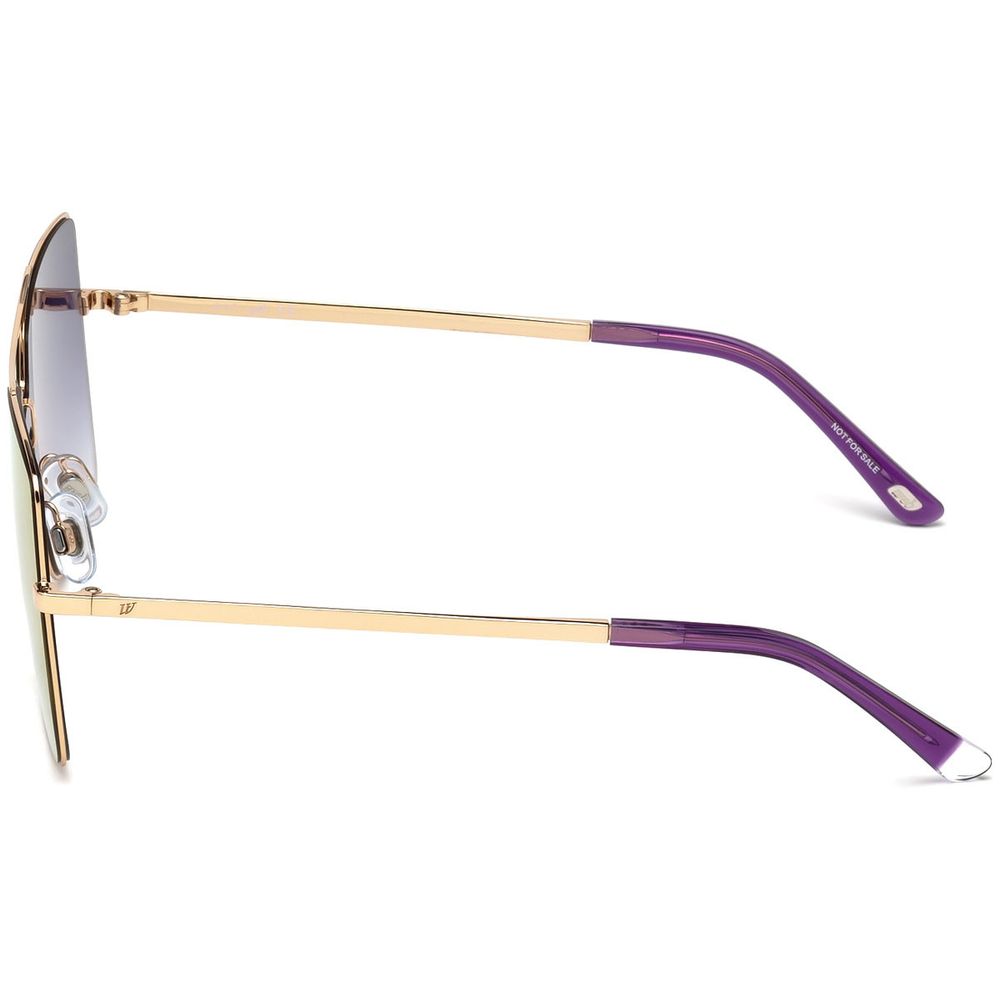 Lunettes de soleil en métal doré WEB EYEWEAR