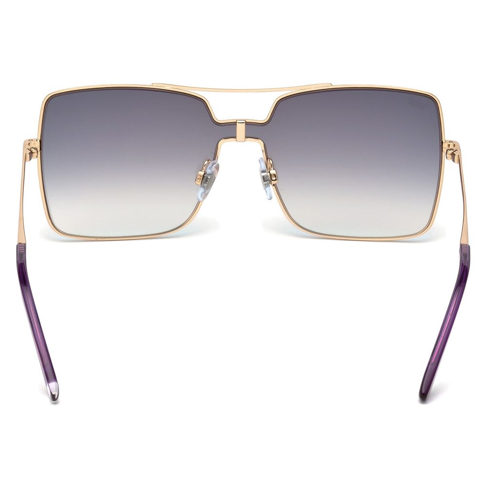 Lunettes de soleil en métal doré WEB EYEWEAR