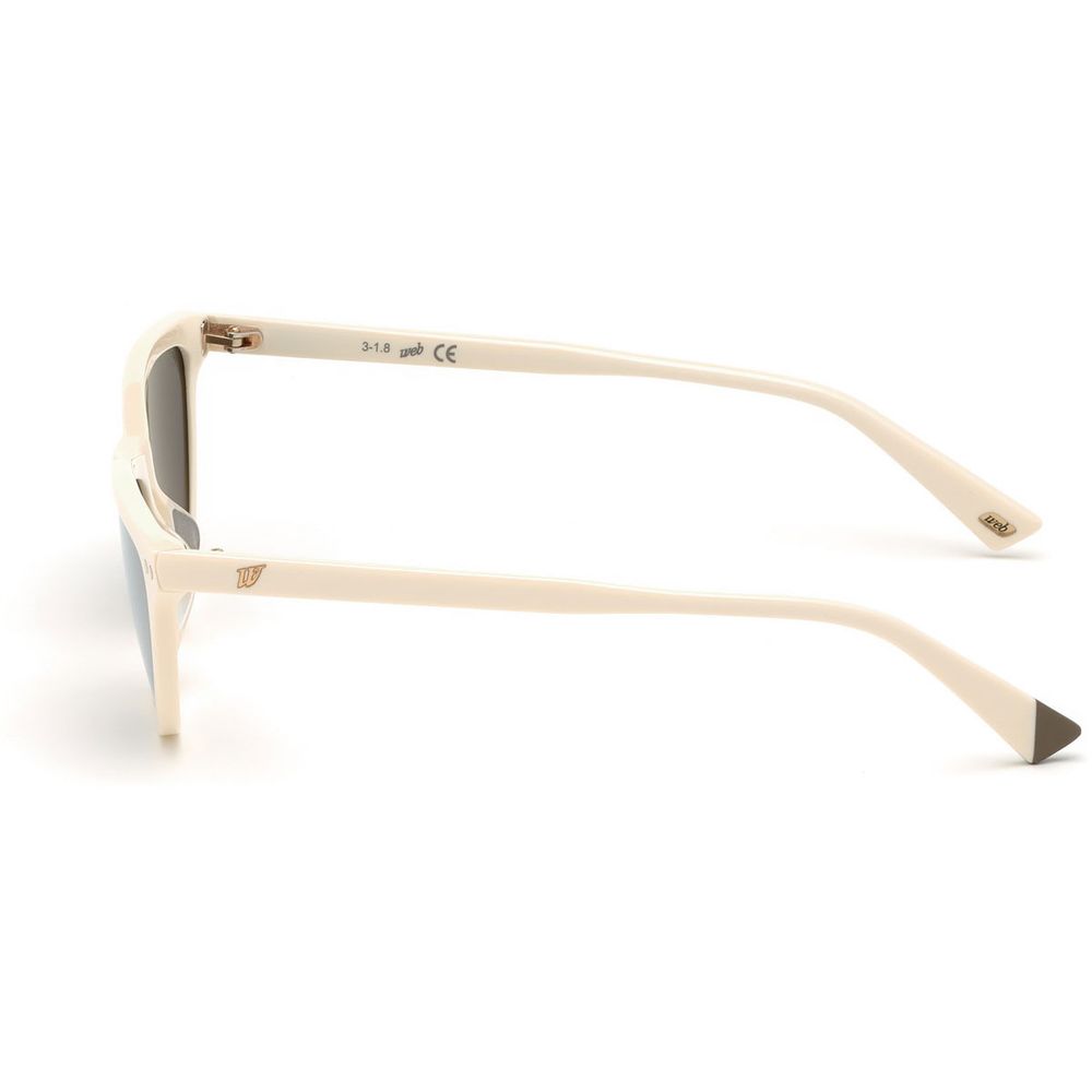 Lunettes de soleil WEB EYEWEAR en acétate blanc
