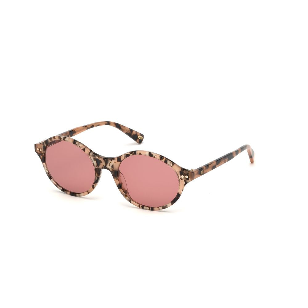 Lunettes de soleil en plastique marron WEB EYEWEAR