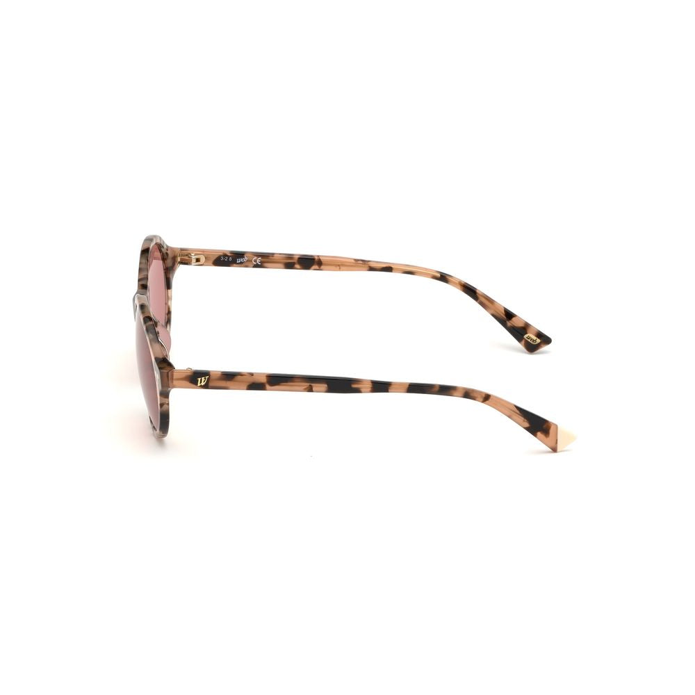 Lunettes de soleil en plastique marron WEB EYEWEAR