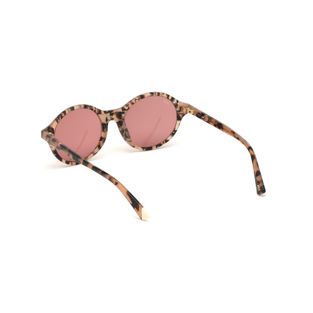 Lunettes de soleil en plastique marron WEB EYEWEAR