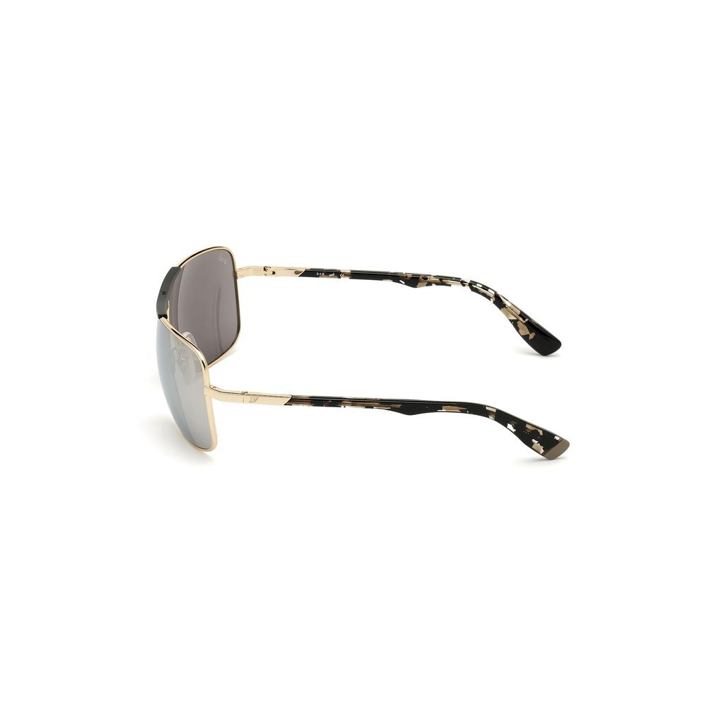 WEB EYEWEAR Gold Metal Sunglasses