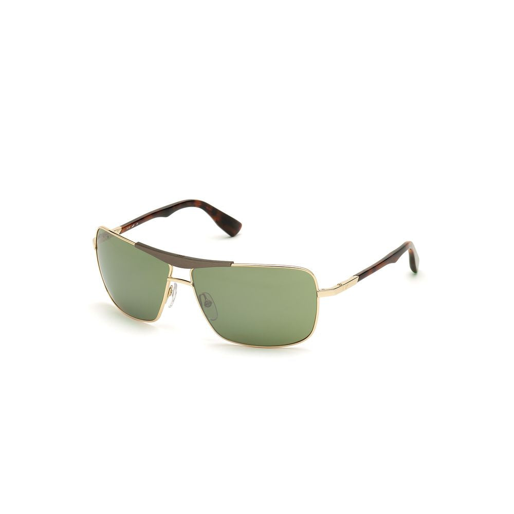 Lunettes de soleil en métal doré WEB EYEWEAR