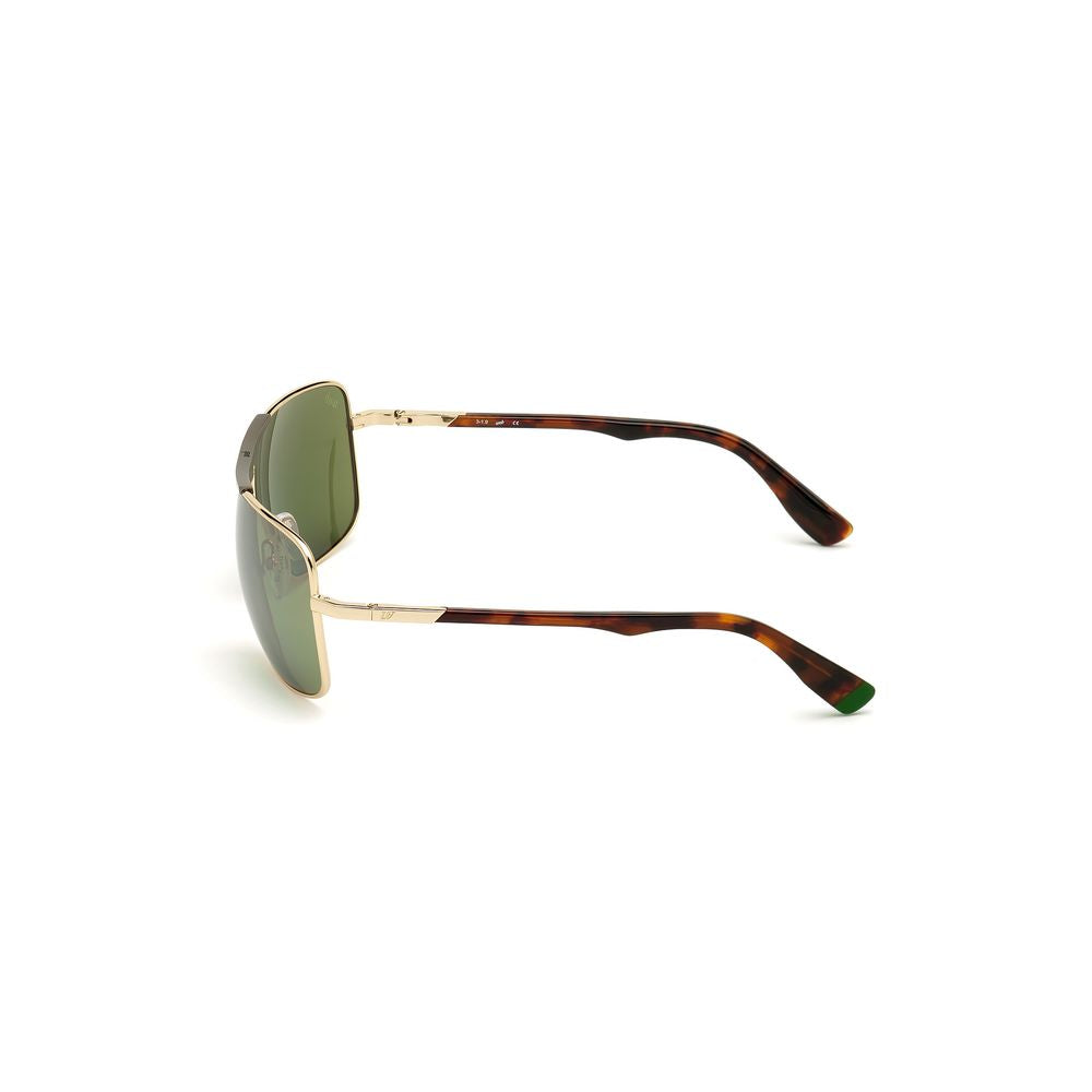 Lunettes de soleil en métal doré WEB EYEWEAR