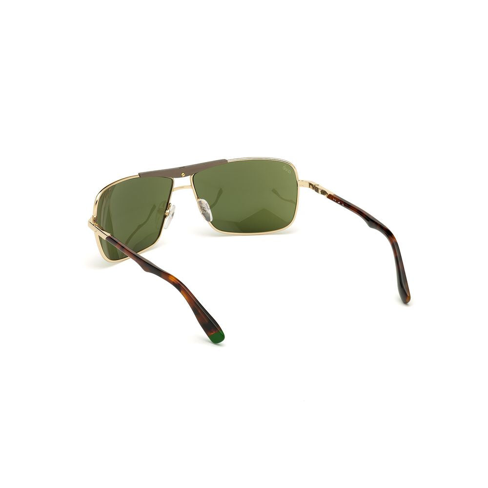 Lunettes de soleil en métal doré WEB EYEWEAR