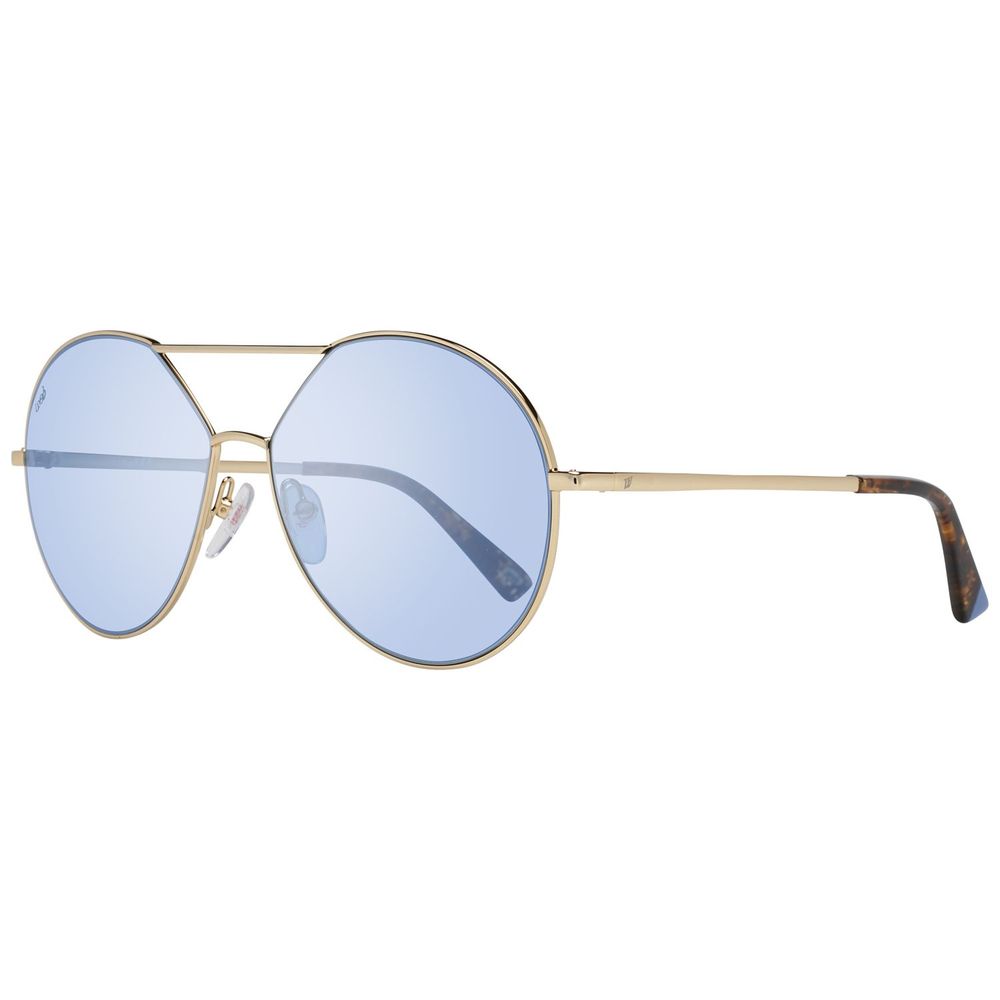 Lunettes de soleil en métal doré WEB EYEWEAR