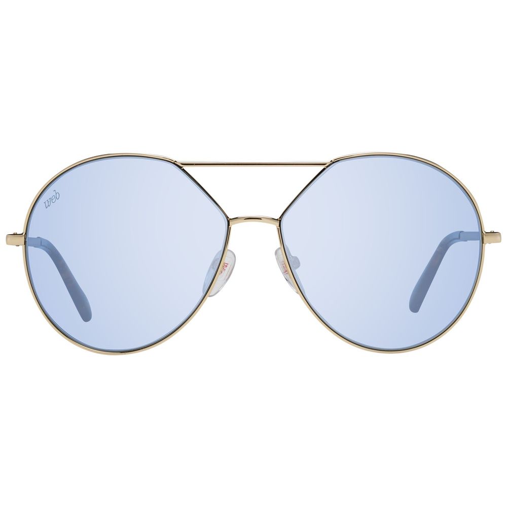 Lunettes de soleil en métal doré WEB EYEWEAR