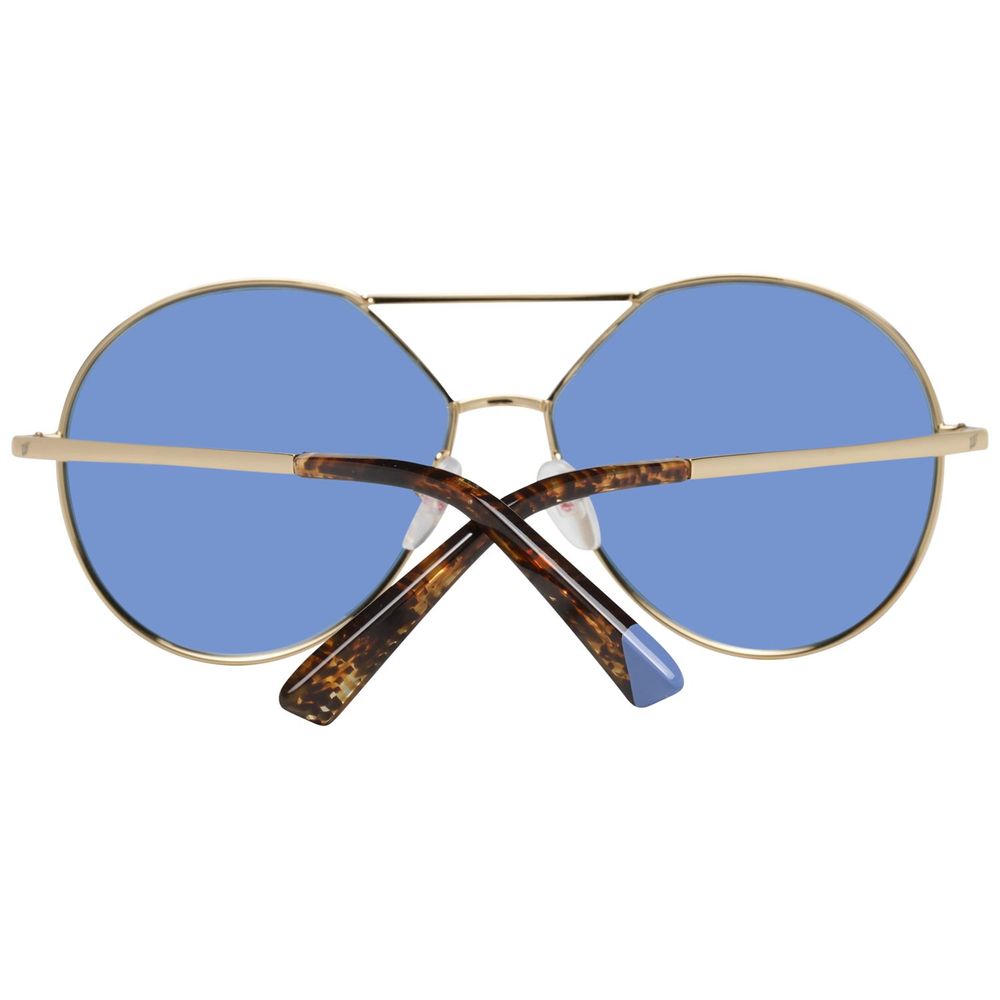 Lunettes de soleil en métal doré WEB EYEWEAR